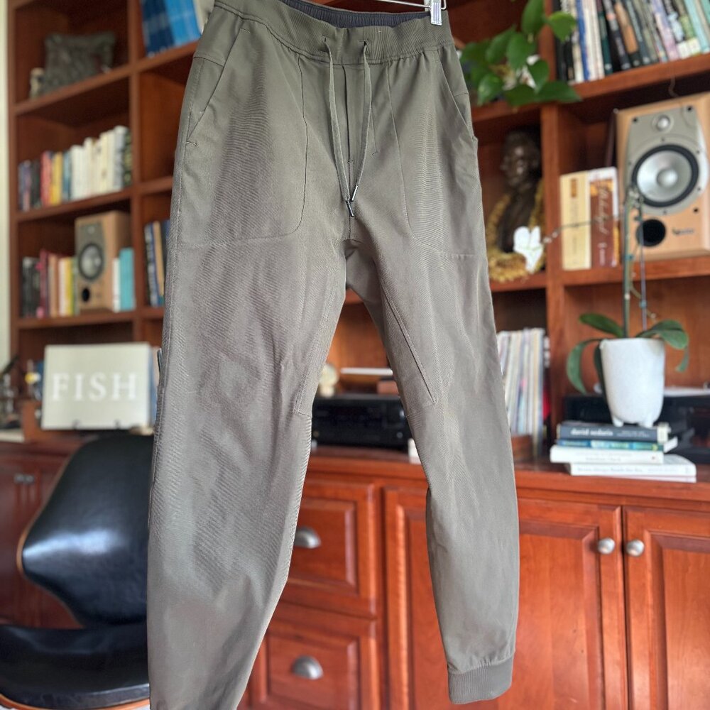 Lululemon ABC Joggers – Dark Olive Green (Size Small)